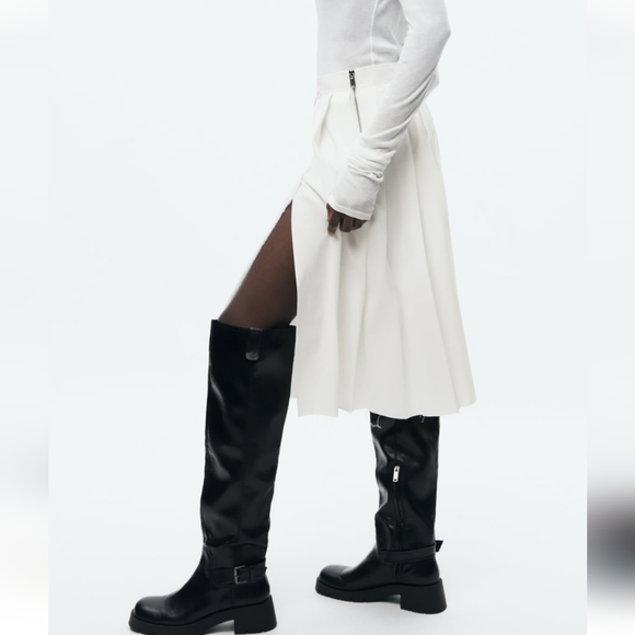 🆕️ Zara Pleated Midi Skirt - Picture 2 of 7